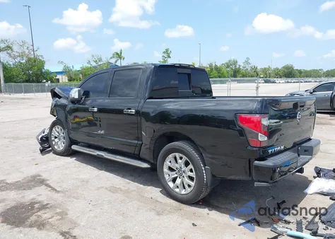2020 Nissan Titan Sl 4X2 from USA, damaged, VIN 1N6AA1EF3LN504115